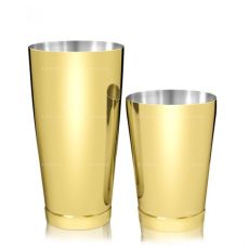 Бостонский шейкер Kenko, 750 мл, D90 мм, H260 мм, нержавеющая сталь, цвет золотой, Lumian