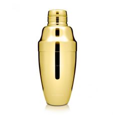 Шейкер Kenta, 500 мл, D80 мм, H190 мм, нержавеющая сталь, цвет золотой, Lumian