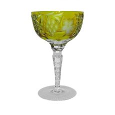 Фужер для шампанского янтарный 210 мл, серия GRAPE, AJKA CRYSTAL