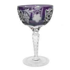 Фужер для шампанского аметист 210 мл, серия GRAPE, AJKA CRYSTAL