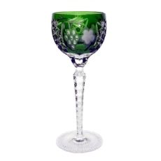 Фужер для красного вина темно-зеленый 230 мл, серия GRAPE, AJKA CRYSTAL