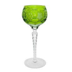 Фужер для вина светло-зеленый 220 мл, серия GRAPE, AJKA CRYSTAL