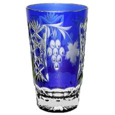 Стакан высокий синий 390 мл, серия GRAPE, AJKA CRYSTAL