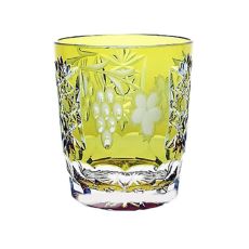 Стакан низкий янтарный 390 мл, серия GRAPE, AJKA CRYSTAL