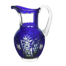 Кувшин синий 1200 мл, серия GRAPE, AJKA CRYSTAL