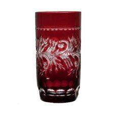 Стакан высокий темно-бордовый 400 мл, серия MONICA, AJKA CRYSTAL