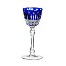 Рюмка для ликера синяя 70 мл, серия ST.LOUIS, AJKA CRYSTAL