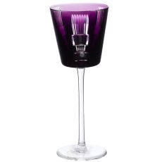 Фужер для вина аметист 170 мл, серия RETRO BLACK, AJKA CRYSTAL