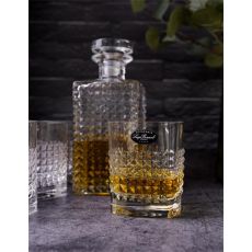 Набор из графина с пробкой 750 мл и 4 стаканов Олд Фэшн 380 мл, серия Mixology, Luigi Bormioli