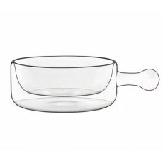 Емкость сервировочная с двойными стенками и ручкой, 250 мл, серия Thermic Glass, Luigi Bormioli