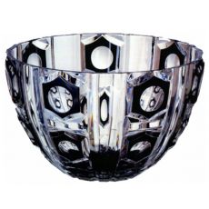 Салатник черный 27 см, серия CHECKER LIGHT, AJKA CRYSTAL