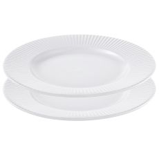 Набор тарелок Soft Ripples, ?21 см, белые, 2 шт., Liberty Jones