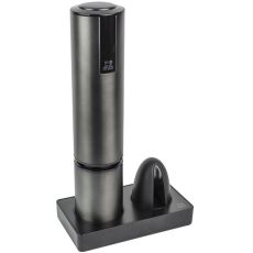 Набор из 2-х предметов: штопор электрический 27 см, нержавеющая сталь, темно-серый + обрезатель фольги, в подарочной упаковке, ELIS TOUCH PEUGEOT, Франция