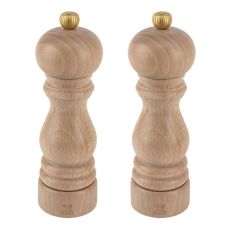 Набор из 2-х мельниц для соли и перца 18 см, дерево, светло-коричневый, PARIS SELECT PEUGEOT, Франция