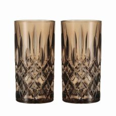 Набор высоких стаканов 2 шт., бронзовый, 395 мл, Noblesse, хрустальное стекло, Nachtmann