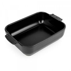 Форма для запекания прямоугольная SATIN BLACK 2,7 л, 32 х 20 см, H6,5 см, черный, Peugeot
