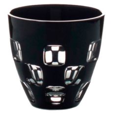 Стопка для ликера черная 70 мл, серия DOMINO, AJKA CRYSTAL