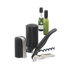 Набор аксессуаров для вина Wine & Sparkling Black, Pulltex