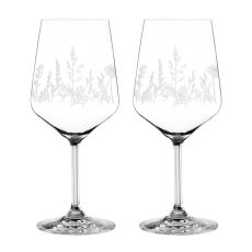 Набор бокалов Tattoo, 2 шт, 630 мл, черный декор, хрусталь, Nachtmann