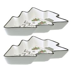 Набор из двух сервировочных тарелок Sweet Memories из коллекции New Year Essential, Tkano