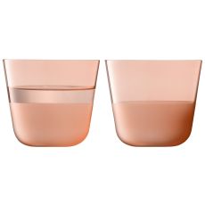 Набор стаканов Arc Contrast, 260 мл, коралловые, 2 шт., LSA International