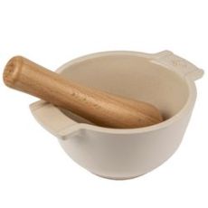 Ступка 550 мл 16,8 см h=7,6 с пестиком (внутр. размер 13,5 см), ECRU, Peugeot