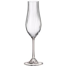 Набор из 6-ти бокалов для шампанского VIREO OPTIC, 200 мл, Crystal Bohemia