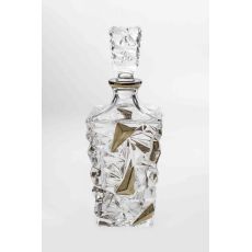 Штоф GLACIER, 900 мл; декор Платина; хрусталь, Bohemia JIHLAVA