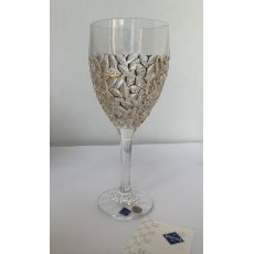 Ваза LISBOA, 31 см; декор Черные круги; хрусталь, Bohemia JIHLAVA