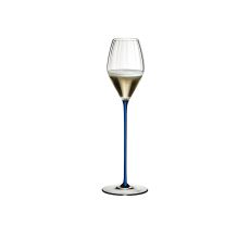 Бокал для шампанского High Performance Champagne Glass 4994/28D, темно-синяя ножка, 375 мл, Riedel