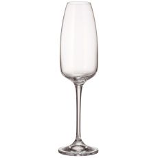 Набор из 6-ти бокалов для шампанского ANSER, 290 мл, Crystal Bohemia