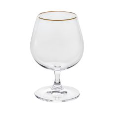 Набор из 6-ти бокалов для бренди SYLVIA, декор Отводка золото, 400 мл, Crystal Bohemia