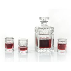 Набор для водки Paul: 1 штоф 500 мл и 6 стопок 45 мл, Crystal Bohemia