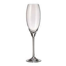 Набор из 6-ти бокалов для шампанского CARDUELIS, 290 мл, Crystal Bohemia