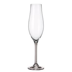 Набор из 6-ти бокалов для шампанского VIREO, 200 мл, Crystal Bohemia