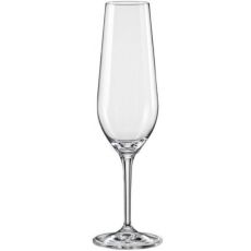 Набор из 2-х бокалов для шампанского AMOROSO, 200 мл, Crystalex