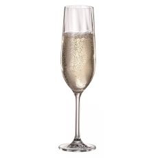 Набор из 2-х бокалов для шампанского CREX OPTIC, 270 мл, Crystal Bohemia
