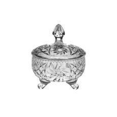 Доза на ножке PINWHEEL, 15 см, Crystal Bohemia