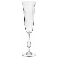 Набор из 6-ти бокалов для шампанского Fregata optic, 190 мл, Crystal Bohemia