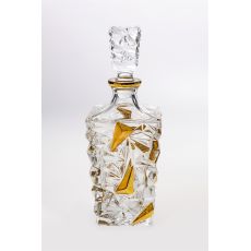 Штоф Glacier, 900 мл; декор Золото; хрусталь, Bohemia JIHLAVA