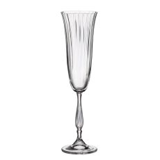 Набор из 2-х бокалов для шампанского Fregata optic, 190 мл, Crystal Bohemia