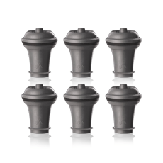 Пробки для вакуумного насоса серые  Grey, 6 шт, Vacu Vin