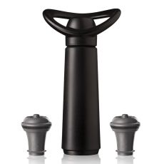 Вакуумный насос для вина  Concerto Black + 2 пробки, Vacu Vin