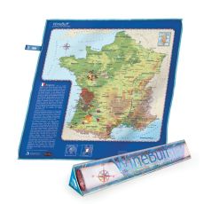 Салфетка из микрофибры для натирки стекла  France Wine Map, Soiree Home