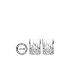 Набор стаканов для виски с лого JOHN WICK Noblesse, 295 мл, 2 шт, бессвинцовый хрусталь, Nachtmann