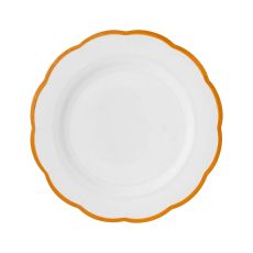 Тарелка мелкая с цветным кантом охра, d 27,5 см, Bitossi