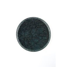 Тарелка с бортом 18см, цвет черный, MOSS, Porland