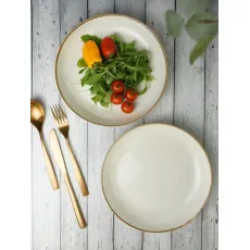 Набор салатников 22 см, 830 мл, 2 шт, Seasons Бежевый, Porland