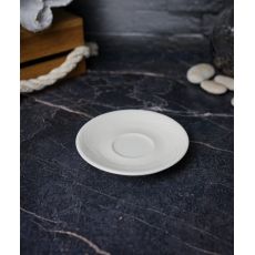 Блюдце 11 см, цвет белый для кофейной чаши, STORM, Porland