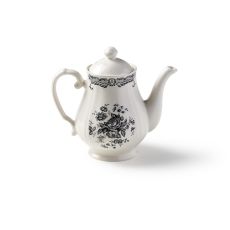 Чайник с крышкой 965 мл h 19,5 см, цвет декора черный, Bitossi